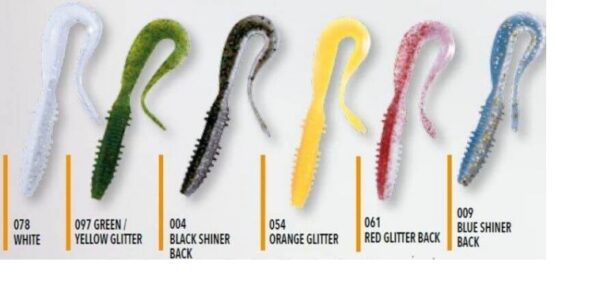 Crazy Worm 10 CM 4,6 GR col. 054 ORANGE GLITTER