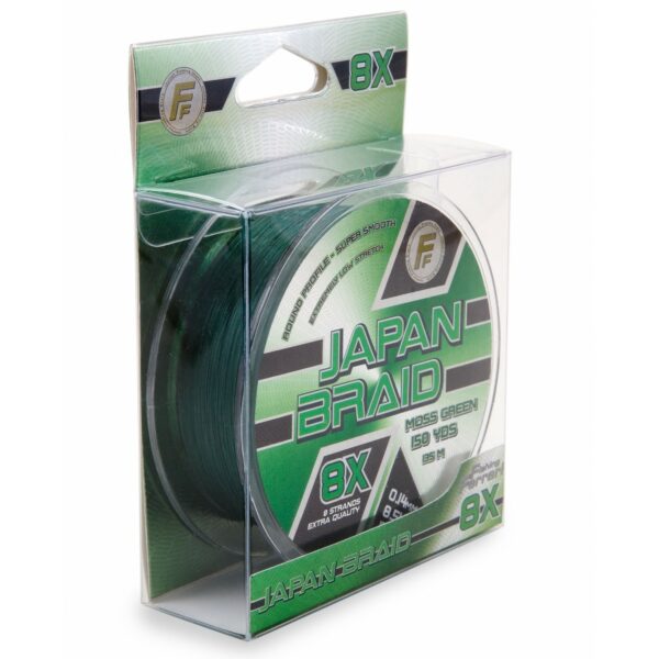 Japan Braid 8X Moss Green 135 MT diam. 0,12