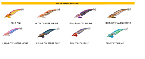 EMERALDAS AMOROUS JOINT mis. 3,5 col. Glow Sky Shrimp